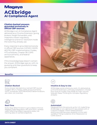 ACEBridge Datasheet Cover Agent ACEBridge Datasheet Cover Agent