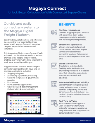 Magaya Connect Data Sheet