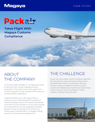 PackAir Airfreight - Case Study Cover
